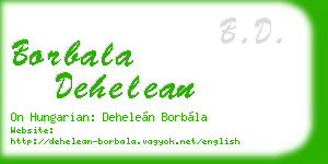 borbala dehelean business card